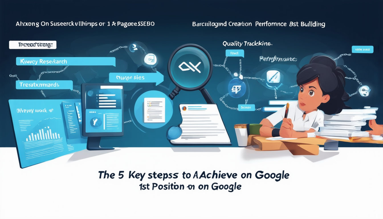 découvrez les 5 étapes essentielles pour propulser votre site en tête des résultats de recherche google. apprenez les stratégies efficaces de référencement, d'optimisation de contenu, et d'analyse des performances pour maximiser votre visibilité et attirer un trafic qualifié.